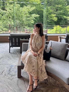「アイテム（ワンピース/ドレス）」を使った、諭吉⛄️さん（レディース・169cm・30代）の夏コーディネート