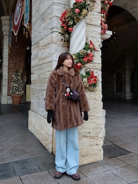 「アイテム（ショルダーバッグ）」を使った、諭吉⛄️さん（レディース・169cm・30代）の冬コーディネート