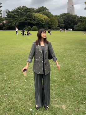 「アイテム（ピアス（両耳用））」を使った、諭吉⛄️さん（レディース・169cm・30代）の秋コーディネート