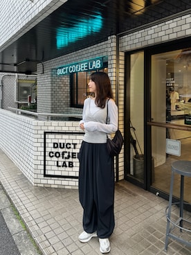 「KBF（ケイビーエフ）のアイテム（バッグ）」を使った、諭吉⛄️さん（レディース・169cm）の夏コーディネート