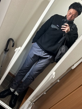 hana.さん（メンズ・184cm）の冬コーディネート