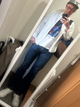 「A.P.C.（アーペーセー）のアイテム」を使った、hana.さん（メンズ・184cm）の春コーディネート
