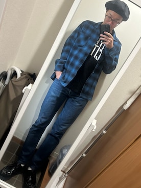「GEORGE COX（ジョージコックス）のアイテム」を使った、hana.さん（メンズ・184cm）の夏コーディネート