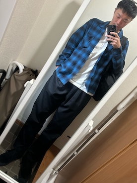 hana.さん（メンズ・184cm）の春コーディネート