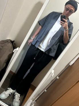 「アイテム（バックパック/リュック）」を使った、hana.さん（メンズ・184cm）の秋コーディネート