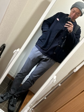 hana.さん（メンズ・184cm）の冬コーディネート