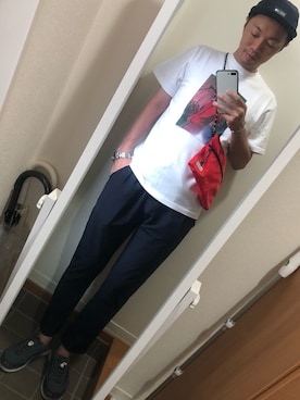 hana.さん(メンズ・184cm)の夏コーディネート