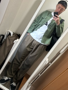 「OUTDOOR PRODUCTS（アウトドアプロダクツ）のアイテム」を使った、hana.さん（メンズ・184cm）の春コーディネート