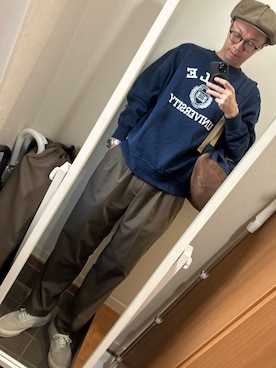 hana.さん（メンズ・184cm）の春コーディネート