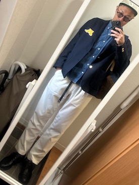 「OUTDOOR PRODUCTS（アウトドアプロダクツ）のアイテム」を使った、hana.さん（メンズ・184cm）の春コーディネート