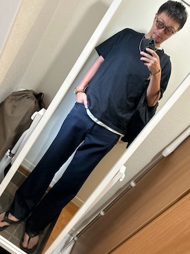 「アイテム（サンダル）」を使った、hana.さん（メンズ・184cm）の夏コーディネート