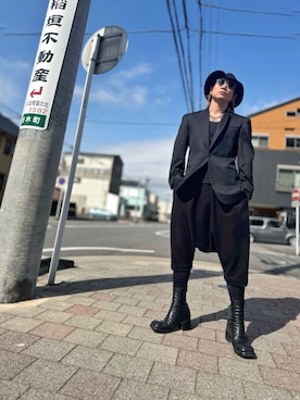 「アイテム（テーラードジャケット）」を使った、TO-Yさん（メンズ・175cm・30代）の秋コーディネート