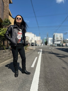 「アイテム（テーラードジャケット）」を使った、TO-Yさん（メンズ・175cm）の秋コーディネート
