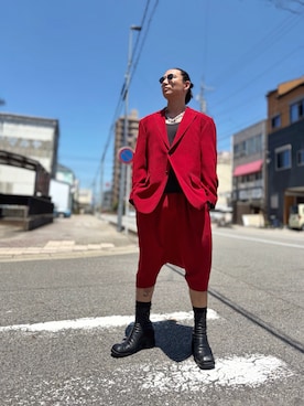 「GUIDI（グイディ）のアイテム」を使った、TO-Yさん（メンズ・175cm）の夏コーディネート