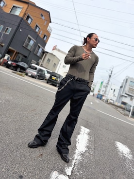 「GUIDI（グイディ）のアイテム」を使った、TO-Yさん（メンズ・175cm）の夏コーディネート