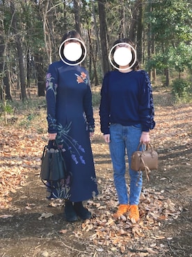 「GRENSON（グレンソン）のアイテム」を使った、CandCさん（レディース・165cm）の冬コーディネート