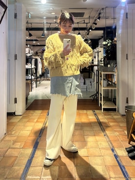 「DISCOAT（ディスコート）のアイテム（パンツ）」を使った、_a_n_c_o___さん（レディース・158cm）の冬コーディネート