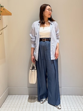 Yuuki Endoさん（レディース・155cm）の春コーディネート