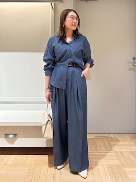 「qualite（カリテ）のアイテム」を使った、Yuuki Endoさん（レディース・155cm）の冬コーディネート