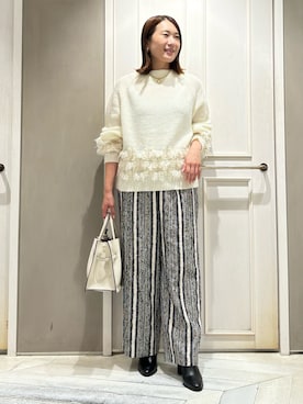 「qualite（カリテ）のアイテム（シューズ）」を使った、Yuuki Endoさん（レディース・155cm）の秋コーディネート