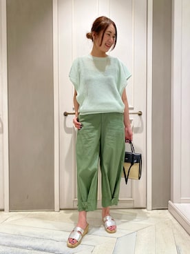 Yuuki Endoさん（レディース・155cm）の夏コーディネート