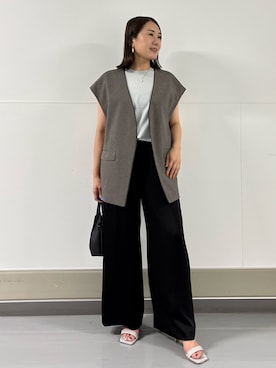 Yuuki Endoさん(レディース・155cm)の夏コーディネート