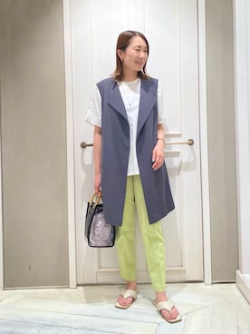 Yuuki Endoさん（レディース・155cm）の夏コーディネート