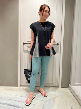 Yuuki Endoさん（レディース・155cm）の夏コーディネート