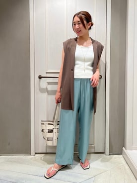 Yuuki Endoさん（レディース・155cm）の夏コーディネート