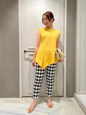 Yuuki Endoさん（レディース・155cm）の夏コーディネート