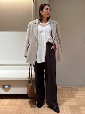 「アイテム（アクセサリー）」を使った、Yuuki Endoさん（レディース・155cm・30代）の秋コーディネート