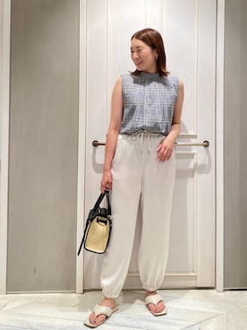 Yuuki Endoさん（レディース・155cm）の夏コーディネート