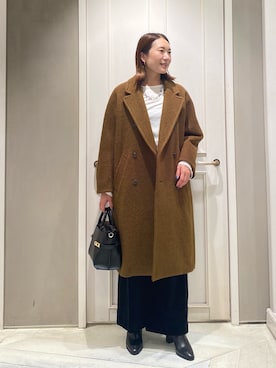 「アイテム（チェスターコート）」を使った、Yuuki Endoさん（レディース・155cm・30代）の秋コーディネート