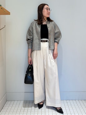 Yuuki Endoさん（レディース・155cm）の春コーディネート