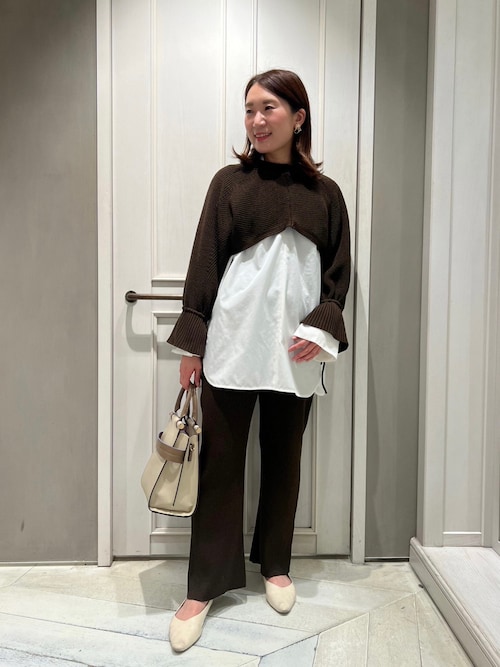 qualite Vネックトップス qualite シャツ ブラウス Vネックボウタイブラウス : ZOZOTOWN