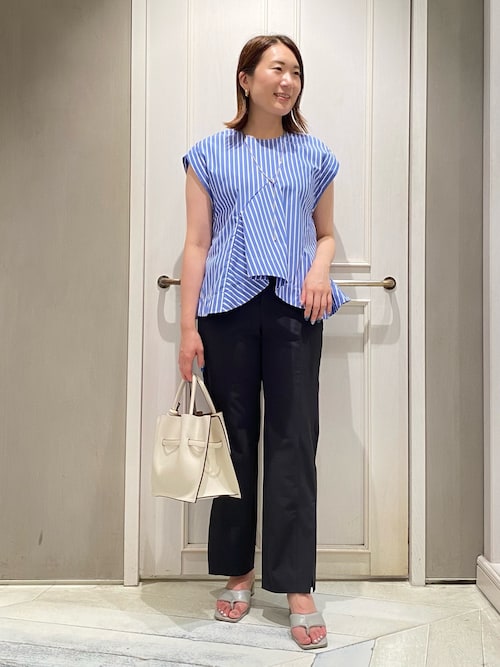 タグ付 qualite カリテ ストレッチパンツ 24SS】2WAYストレッチタックパンツ｜qualite / カリテ