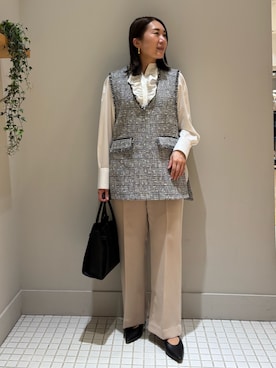 Yuuki Endoさん（レディース・155cm）の冬コーディネート