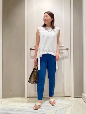 Yuuki Endoさん（レディース・155cm）の夏コーディネート