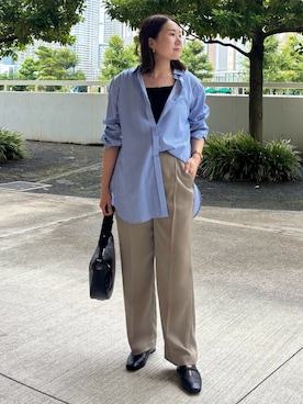 「オフィスカジュアル」｜Yuuki Endoさん（レディース・155cm・30代）の秋コーディネート