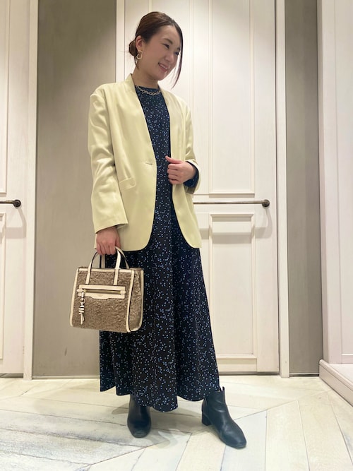 セール】フィブリルサテンカーデジャケット（テーラードジャケット