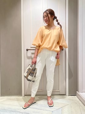 Yuuki Endoさん（レディース・155cm）の春コーディネート