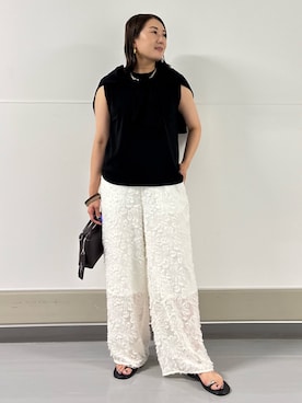 Yuuki Endoさん(レディース・155cm)の夏コーディネート