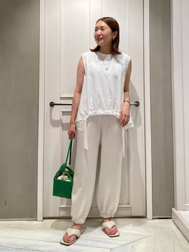 Yuuki Endoさん（レディース・155cm）の夏コーディネート