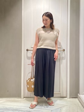 Yuuki Endoさん（レディース・155cm）の夏コーディネート