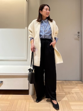 「アイテム（バングル/リストバンド）」を使った、Yuuki Endoさん（レディース・155cm）の秋コーディネート