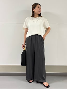 Yuuki Endoさん（レディース・155cm）の夏コーディネート