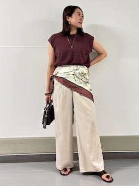 Yuuki Endoさん(レディース・155cm)の夏コーディネート