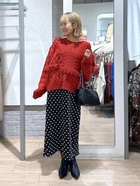 「アイテム（ポロシャツ）」を使った、imsally2さん（レディース・154cm）の冬コーディネート