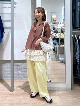 「アイテム（ヘアゴム）」を使った、imsally2さん（レディース・154cm）の夏コーディネート
