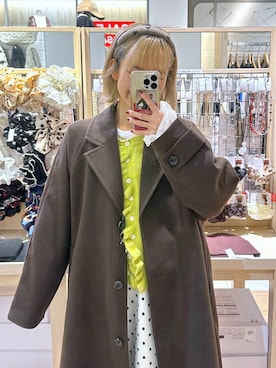 「アイテム（カチューシャ）」を使った、imsally2さん（レディース・154cm）の秋コーディネート